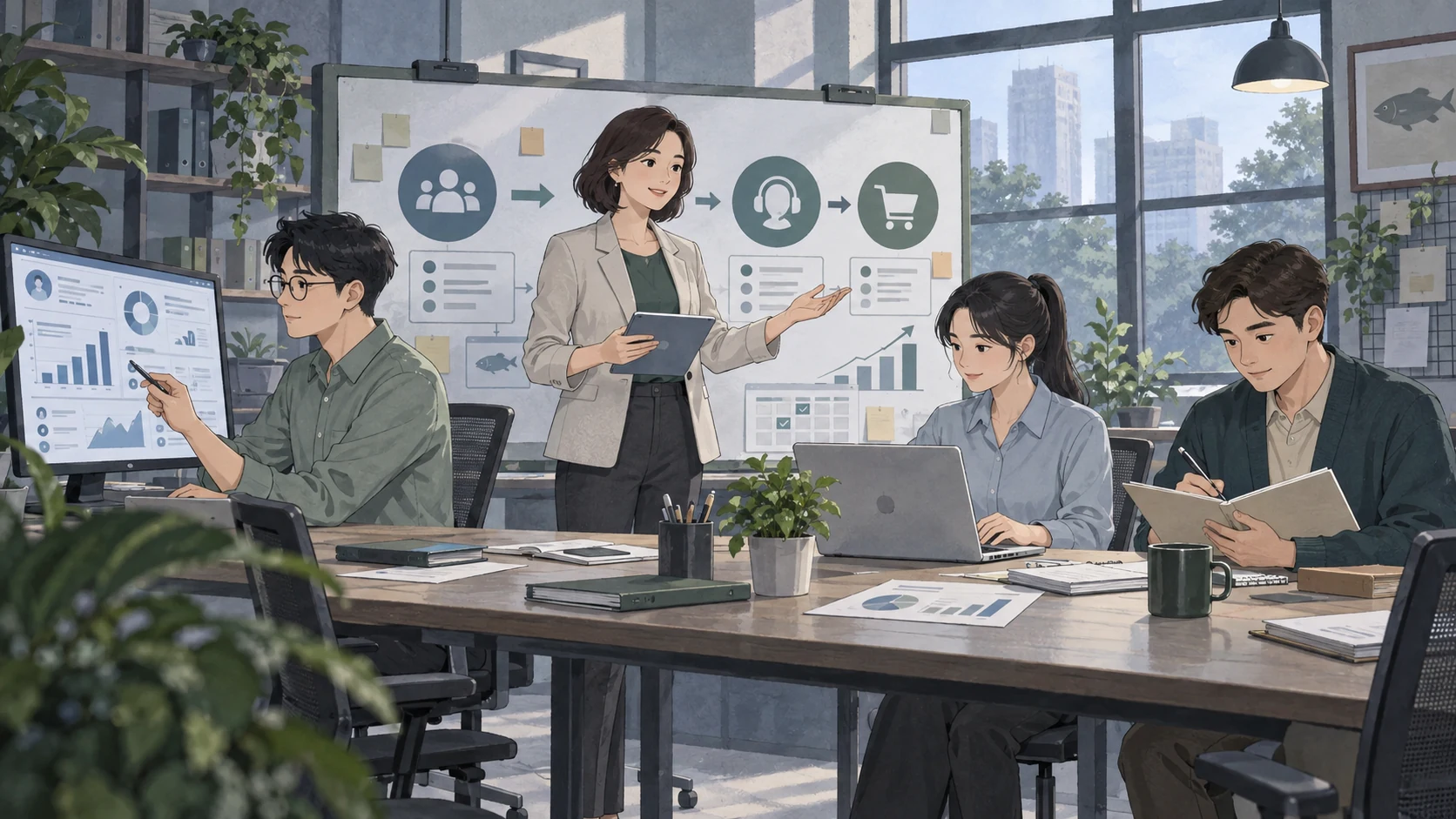 服务内容业务示意